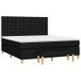 Cama box spring con colchón tela negro 180x200 cm de vidaXL, Camas y somieres - Ref: Foro24-3137495, Precio: 680,79 €, Descue...