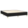 Boxspringbett mit schwarzer Stoffmatratze 180x200 cm von vidaXL, Betten und Lattenroste - Ref: Foro24-3137495, Preis: 666,04 ...