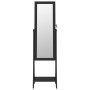 Espejo de pie con joyero y luces LED negro en Espejos | Comprar online en Foru.es