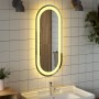 Espejo de baño LED ovalado 70x30 cm en Espejos | Comprar online en Foru.es