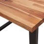 Mesa de comedor con borde vivo madera maciza acacia 110x70x75cm en Mesas de comedor | Comprar online en Foru.es