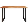 Mesa de comedor con borde vivo madera maciza acacia 140x80x75cm en Mesas de comedor | Comprar online en Foru.es