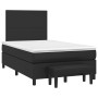 Cama box spring con colchón cuero sintético negro 120x200 cm de vidaXL, Camas y somieres - Ref: Foro24-3137533, Precio: 430,2...