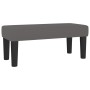 Cama box spring con colchón cuero sintético gris 100x200 cm de vidaXL, Camas y somieres - Ref: Foro24-3137531, Precio: 407,58...
