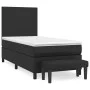 Boxspringbett mit schwarzer Kunstledermatratze 80x200 cm von vidaXL, Betten und Lattenroste - Ref: Foro24-3137509, Preis: 328...
