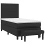 Boxspringbett mit schwarzer Kunstledermatratze 80x200 cm von vidaXL, Betten und Lattenroste - Ref: Foro24-3137509, Preis: 328...