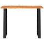 Mesa consola con borde vivo madera maciza acacia 110x35x80 cm en Mesas auxiliares | Comprar online en Foru.es
