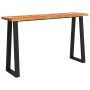 Mesa consola con borde vivo madera maciza acacia 140x40x80 cm en Mesas auxiliares | Comprar online en Foru.es