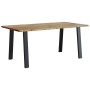 Mesa de comedor madera maciza de acacia 150x90x75 cm en Mesas de comedor | Comprar online en Foru.es
