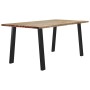Mesa de comedor madera maciza de acacia 150x90x75 cm en Mesas de comedor | Comprar online en Foru.es