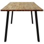 Mesa de comedor madera maciza de acacia 150x90x75 cm en Mesas de comedor | Comprar online en Foru.es