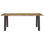 Mesa de comedor madera maciza de acacia 200x90x75 cm en Mesas de comedor | Comprar online en Foru.es