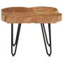 Mesa de centro 4 troncos madera maciza acacia 36 cm en Mesas de centro | Comprar online en Foru.es