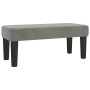 Cama box spring con colchón terciopelo gris claro 120x200 cm de vidaXL, Camas y somieres - Ref: Foro24-3137713, Precio: 440,3...