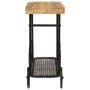 Mesa consola madera maciza de mango y hierro 112x36x76 cm en Mesas auxiliares | Comprar online en Foru.es
