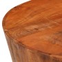 Mesa de centro de madera maciza de mango rugosa Ø 52x30 cm en Mesas de centro | Comprar online en Foru.es