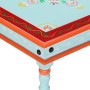 Mesa de centro madera maciza de mango azul pintada a mano en Mesas de centro | Comprar online en Foru.es