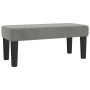 Cama box spring con colchón terciopelo gris claro 90x190 cm de vidaXL, Camas y somieres - Ref: Foro24-3137821, Precio: 354,45...
