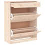 Mueble zapatero ALTA madera maciza de pino 77x35x96 cm en Zapateros y organizadores de calzado | Comprar online en Foru.es