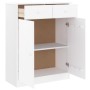 Mueble zapatero ALTA madera maciza de pino blanco 77x35x96 cm en Zapateros y organizadores de calzado | Comprar online en Foru.e