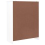 Mueble zapatero ALTA madera maciza de pino blanco 77x35x96 cm en Zapateros y organizadores de calzado | Comprar online en Foru.e