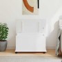 Baúl almacenaje ruedas ALTA madera maciza blanco 73x39,5x43 cm en Baúles de almacenamiento | Comprar online en Foru.es