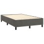 Cama box spring con colchón terciopelo gris oscuro 120x200 cm de vidaXL, Camas y somieres - Ref: Foro24-3137774, Precio: 424,...