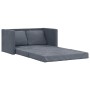 Sofá cama de suelo 2 en 1 terciopelo gris oscuro 122x204x55 cm en Sofás | Comprar online en Foru.es
