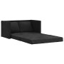 Sofá cama de suelo 2 en 1 terciopelo negro 122x204x55 cm en Sofás | Comprar online en Foru.es