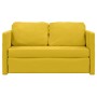 Sofá cama suelo 2 en 1 terciopelo amarillo oscuro 122x204x55 cm en Sofás | Comprar online en Foru.es