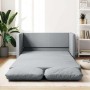 Sofá cama de suelo 2 en 1 tela gris claro 112x174x55 cm en Sofás | Comprar online en Foru.es