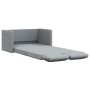 Sofá cama de suelo 2 en 1 tela gris claro 112x174x55 cm en Sofás | Comprar online en Foru.es