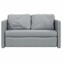 Sofá cama de suelo 2 en 1 tela gris claro 112x174x55 cm en Sofás | Comprar online en Foru.es