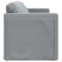 Sofá cama de suelo 2 en 1 tela gris claro 112x174x55 cm en Sofás | Comprar online en Foru.es