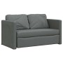 Sofá cama de suelo 2 en 1 tela gris oscuro 112x174x55 cm en Sofás | Comprar online en Foru.es