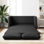 Sofá cama de suelo 2 en 1 tela negro 112x174x55 cm en Sofás | Comprar online en Foru.es