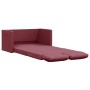 Sofá cama de suelo 2 en 1 tela rojo tinto 112x174x55 cm en Sofás | Comprar online en Foru.es