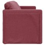 Sofá cama de suelo 2 en 1 tela rojo tinto 112x174x55 cm en Sofás | Comprar online en Foru.es