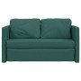 Sofá cama de suelo 2 en 1 tela verde oscuro 112x174x55 cm en Sofás | Comprar online en Foru.es