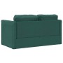 Sofá cama de suelo 2 en 1 tela verde oscuro 112x174x55 cm en Sofás | Comprar online en Foru.es