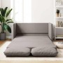 Sofá cama de suelo 2 en 1 tela gris Taupe 112x174x55 cm en Sofás | Comprar online en Foru.es