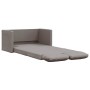 Sofá cama de suelo 2 en 1 tela gris Taupe 112x174x55 cm en Sofás | Comprar online en Foru.es