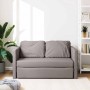 Sofá cama de suelo 2 en 1 tela gris Taupe 112x174x55 cm en Sofás | Comprar online en Foru.es