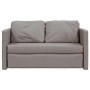 Sofá cama de suelo 2 en 1 tela gris Taupe 112x174x55 cm en Sofás | Comprar online en Foru.es