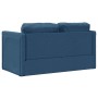 Sofá cama de suelo 2 en 1 tela azul 112x174x55 cm en Sofás | Comprar online en Foru.es