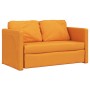 Sofá cama de suelo 2 en 1 tela amarillo oscuro 112x174x55 cm en Sofás | Comprar online en Foru.es