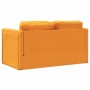 Sofá cama de suelo 2 en 1 tela amarillo oscuro 112x174x55 cm en Sofás | Comprar online en Foru.es