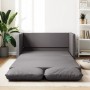 Sofá cama de suelo 2 en 1 cuero sintético gris 112x174x55 cm en Sofás | Comprar online en Foru.es