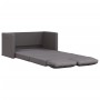 Sofá cama de suelo 2 en 1 cuero sintético gris 112x174x55 cm en Sofás | Comprar online en Foru.es