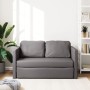 Sofá cama de suelo 2 en 1 cuero sintético gris 112x174x55 cm en Sofás | Comprar online en Foru.es